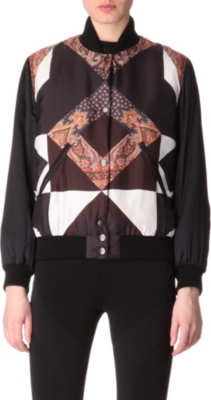 GIVENCHY Paisley bomber jacket