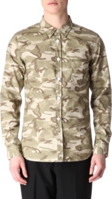 COMME DES GARCONS Camouflage-print shirt