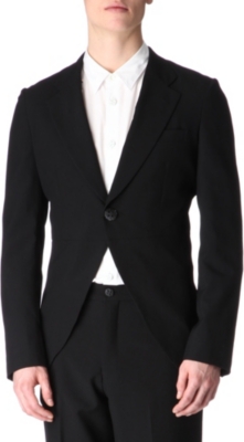 COMME DES GARCONS Tropical tailcoat blazer