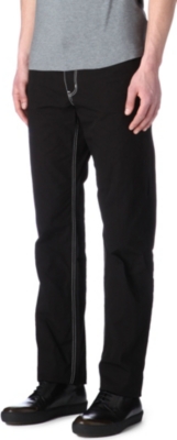 COMME DES GARCONS Cotton jeans-stitch trousers