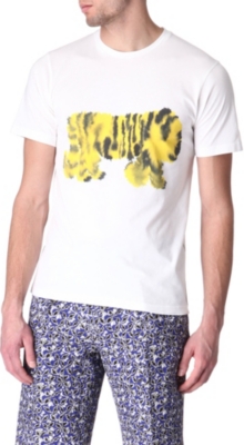 MARNI Tiger-print tshirt