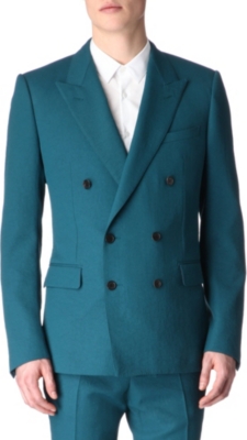 LANVIN Double-breasted peak-lapel blazer