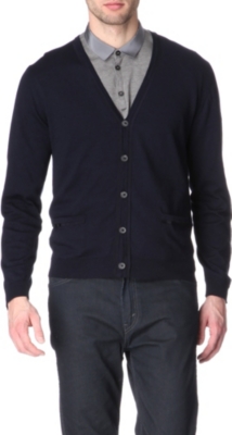 LANVIN Grosgrain-trimmed cardigan