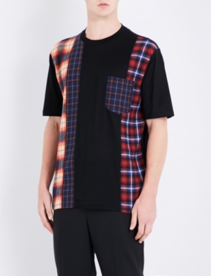 black panel shirt