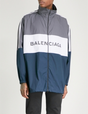 balenciaga jacket cotton selfridges