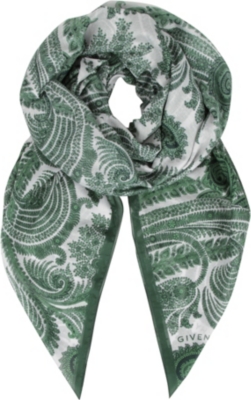 GIVENCHY Paisley scarf
