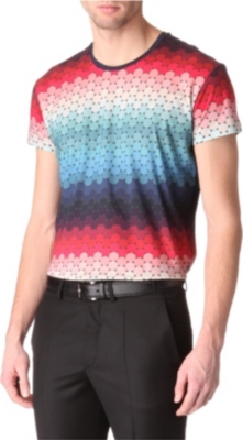JONATHAN SAUNDERS Ombré circles printed t-shirt