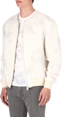 GIVENCHY Textured Madonna bomber jacket