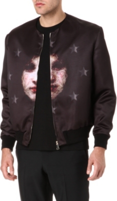 GIVENCHY Madonna star satin bomber jacket