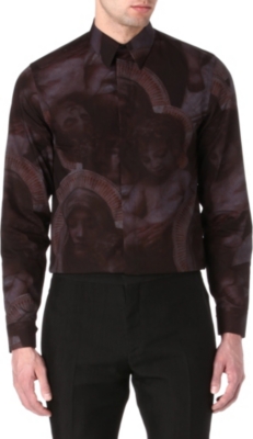 GIVENCHY Madonna-print single-cuff shirt
