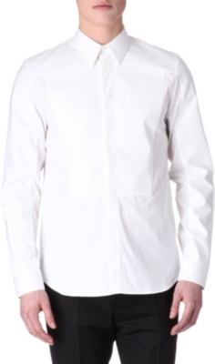 GIVENCHY Quilted-panel shirt