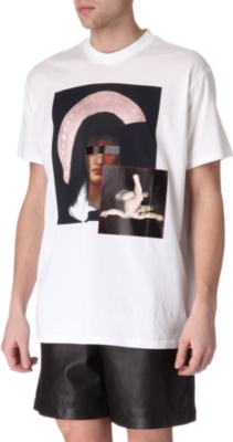 GIVENCHY Madonna child textured t-shirt