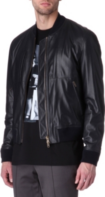 GIVENCHY Leather bomber jacket