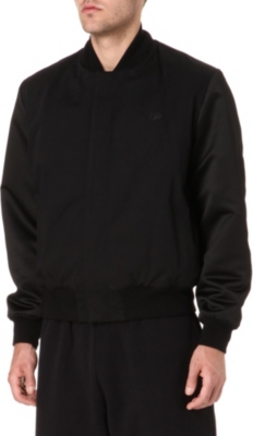 GIVENCHY Satin-sleeved bomber jacket