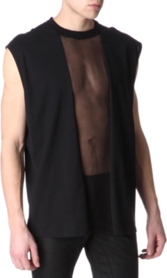 GIVENCHY Sheer panel top