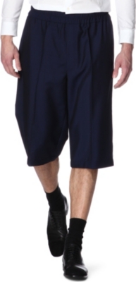 JIL SANDER Wool-blend shorts