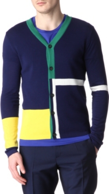 JIL SANDER Multi-panel cardigan