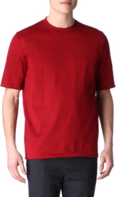 JIL SANDER Mesh-knit t-shirt