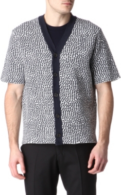 JIL SANDER Hex-print cardigan
