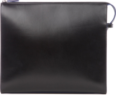 JIL SANDER Contrast-colour document case