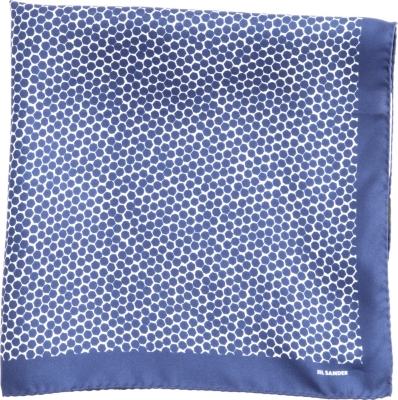 JIL SANDER Hex print pocket square