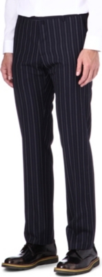 JIL SANDER Bert slim-fit pinstriped trousers