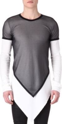 GARETH PUGH Double-layered cross-over top