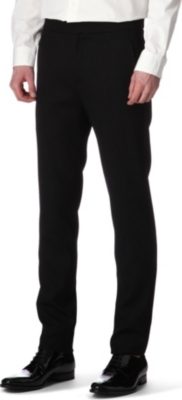GARETH PUGH Slim stretch-wool suit trousers