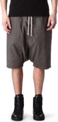 RICK OWENS DRKSHDW Drop-crotch shorts