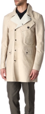 BELSTAFF Edington leather trench coat