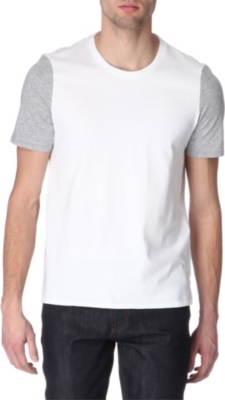 MAISON MARTIN MARGIELA Contrast-sleeve t-shirt