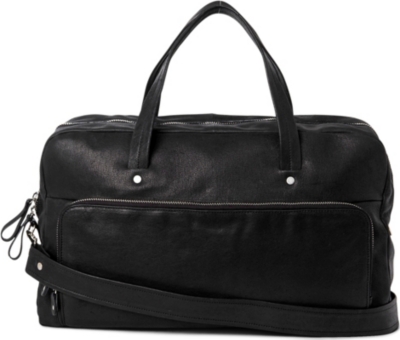 MAISON MARTIN MARGIELA Leather holdall bag (Black