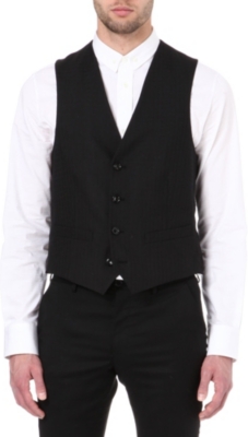 MAISON MARTIN MARGIELA 10+14 reversible checked waistcoat