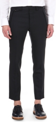 MAISON MARTIN MARGIELA 10+14 slim-fit cropped trousers
