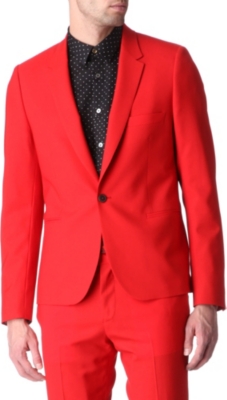 PAUL SMITH MAINLINE Button notch cropped blazer