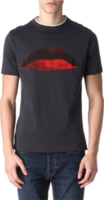 PAUL SMITH MAINLINE Lip-print t-shirt