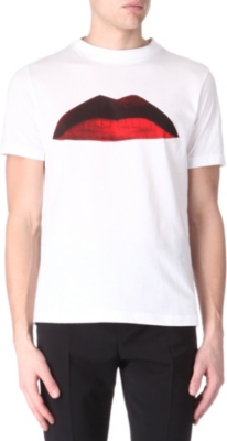 PAUL SMITH MAINLINE Lips print t-shirt