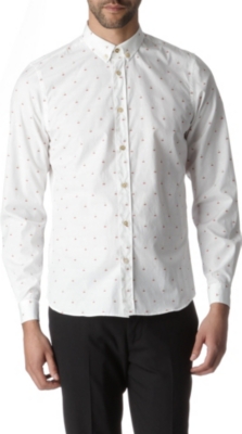 PAUL SMITH MAINLINE Cherry slim fit single cuff shirt