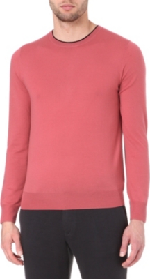 PAUL SMITH MAINLINE Layered-collar wool jumper