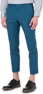 PAUL SMITH MAINLINE Flat-front cropped trousers