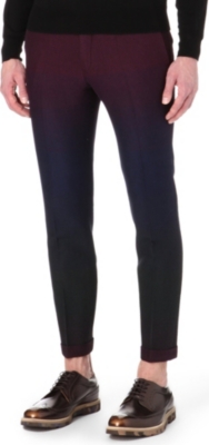 PAUL SMITH MAINLINE Dégradé cropped trousers