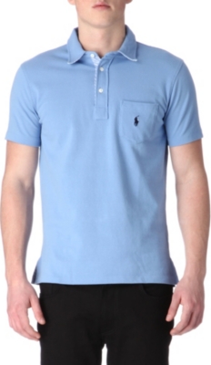 RALPH LAUREN Custom-fit mesh polo shirt