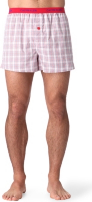 CALVIN KLEIN Woven slim fit boxer shorts