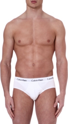CALVIN KLEIN Three pack contrasting waistband briefs