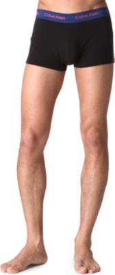CALVIN KLEIN Three pack low–rise trunks