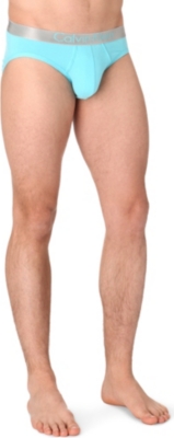 CALVIN KLEIN Metallic-waist briefs