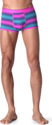 CALVIN KLEIN Striped micro low-rise trunks