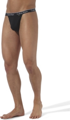 CALVIN KLEIN Logo waistband thong