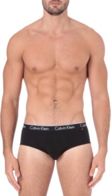CALVIN KLEIN Two pack stretch&ndash;cotton briefs