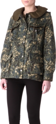 MARC BY MARC JACOBS Camouflage parka coat